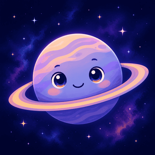 Maya's profile picture: a friendly ringed planet